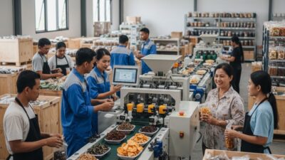 UMKM Batam Gunakan Mesin Sortir Otomatis untuk Produk Kering