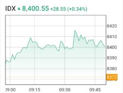 Volume Transaksi Saham Menyusut Setelah Rilis Data Inflasi